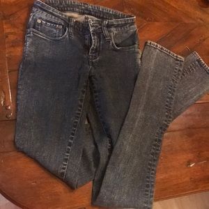 Helmet Lang Skinny Stretchy Jeans Jeggings Size 24